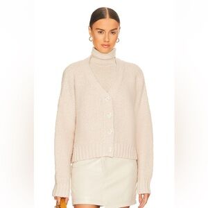 Lovers and Friends Lili Button Front Cardigan in Nude